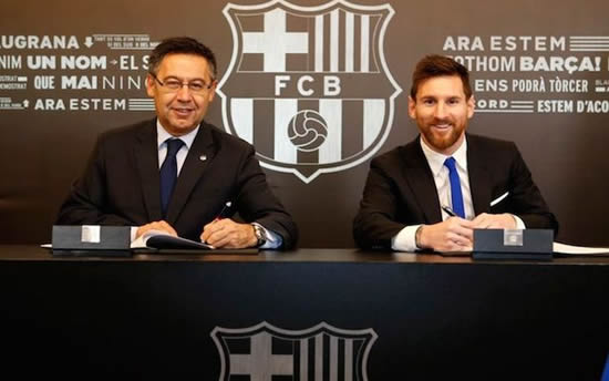 The details of Lionel Messi’s latest Barcelona contract are sensational