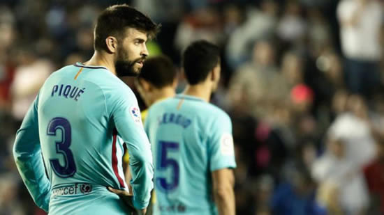 Barcelona's unbeaten run is halted at 43 matches