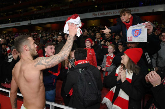 Arsenal fans in tears as they react to the news that Jack Wilshere will leave the Emirates at the end of the month
