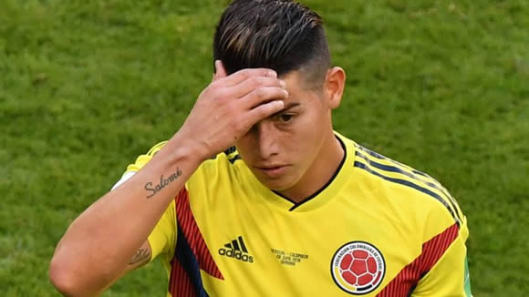 James Rodriguez injury concern for Colombia