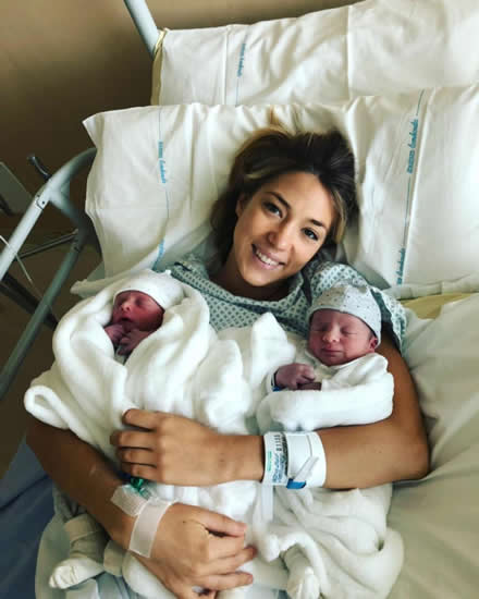 Chelsea star Alvaro Morata's wife Alice Campello defends herself from online trolls after criticism for rapid loss of baby weight after birth of twins
