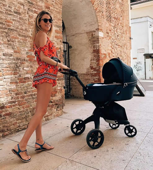 Chelsea star Alvaro Morata's wife Alice Campello defends herself from online trolls after criticism for rapid loss of baby weight after birth of twins