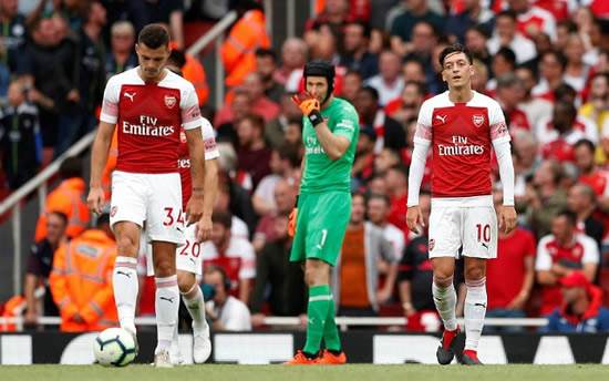 Arsenal star suggests potential Unai Emery tactical change after Manchester City defeat
