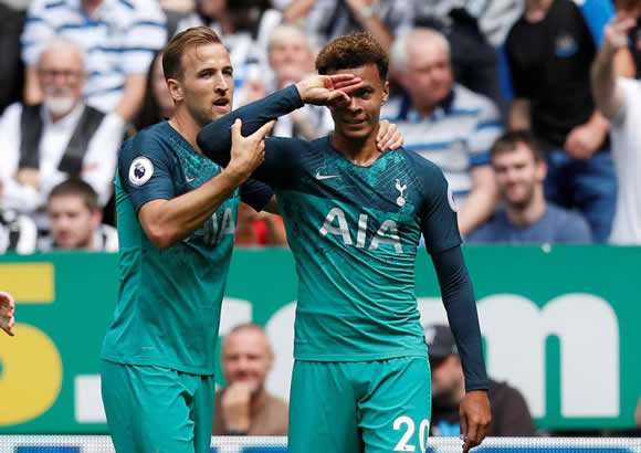Tottenham star Dele Alli is back with yet another contorted hand celebration… and it’s even harder than the last one