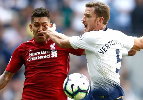 Liverpool's Roberto Firmino feared going blind in one eye after injury vs. Tottenham