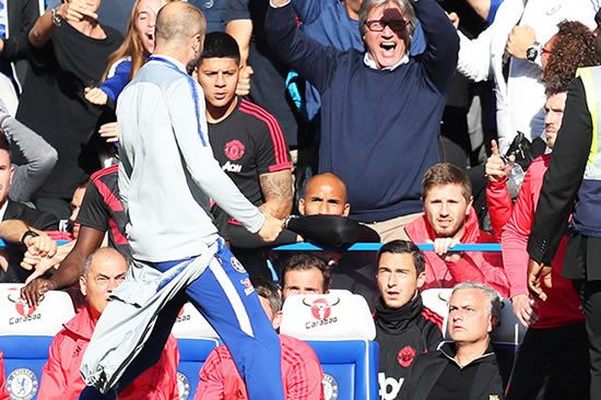 Man Utd boss Jose Mourinho just RINSED Chelsea coach after celebration brawl
