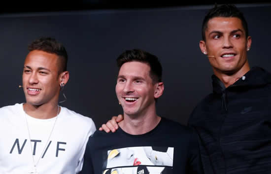 Neymar lauds 'monster' Cristiano Ronaldo as he sets sights on success of Juventus superstar and Lionel Messi