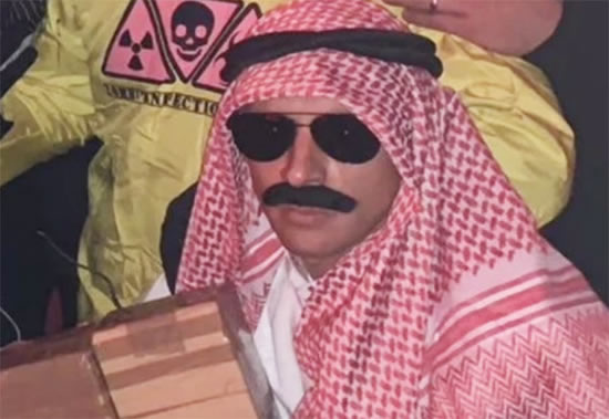 Bayern Munich star sparks OUTRAGE after dressing as 'Arab suicide bomber'