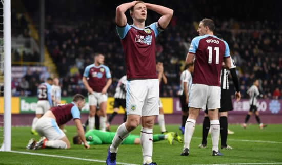 Burnley manager Sean Dyche expects questions about poor Premier League form