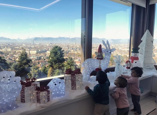 MERRY CRISTMAS Cristiano Ronaldo’s fiancee Georgina Rodriguez shares festive snap with the kids as she decorates Torino villa for Christmas