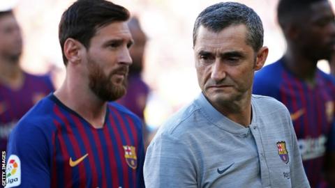 Barcelona star Lionel Messi's fifth place finish for Ballon d'Or 'absurd' - Ernesto Valverde