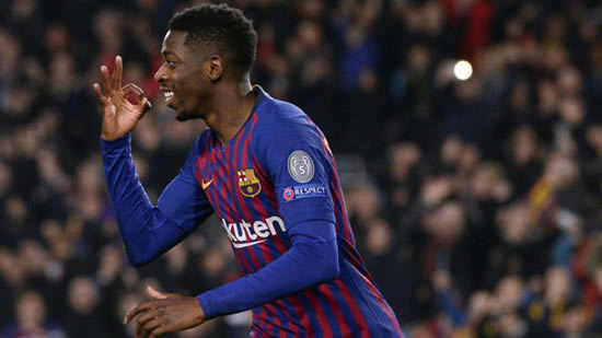 Dembele makes light of his lateness on social media