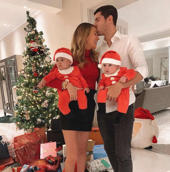 MOR THE MERRIER Alvaro Morata spends £55k on Christmas presents for stunning Wag Alice Campello including Rolex and iPad