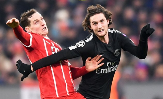 PSG midfielder Rabiot agrees terms with Barcelona