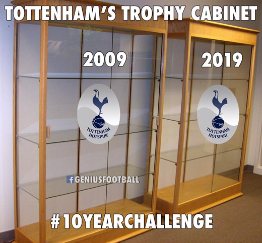 7M Daily Laugh - Tottenham's 10 Year Challenge