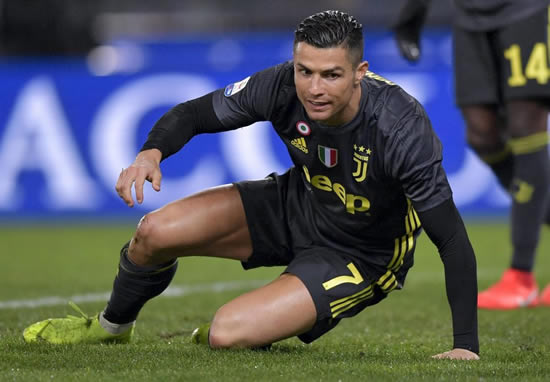 Cristiano Ronaldo posts naked snap in bath during 'recovery time' as Juventus star relaxes after Coppa Italia loss
