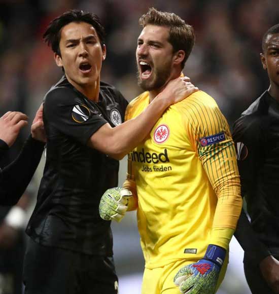 Eintracht Frankfurt 0 Inter 0: Trapp penalty save preserves parity