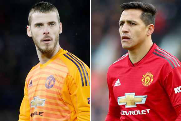 Man Utd risk losing De Gea with failure to offload ￡505k-a-week flop Sanchez causing wage demand chaos