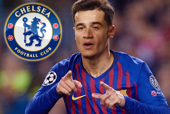 Chelsea could pip Man Utd to Philippe Coutinho transfer as Blues make contact with agent Kia Joorabchian