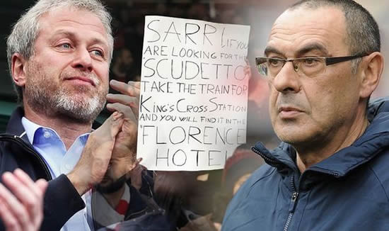 Chelsea could win the Europa League and finish fourth and STILL sack Maurizio Sarri