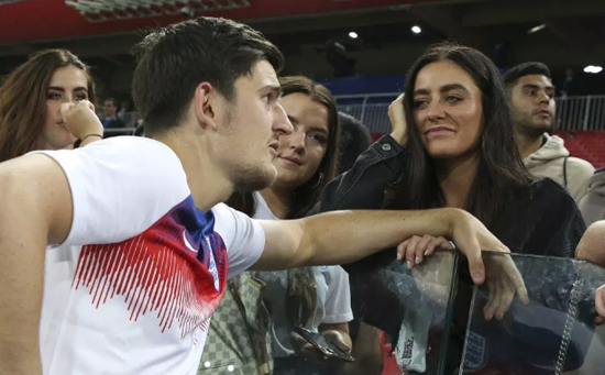 Harry Maguire's fiancee gives birth – exactly nine months after England beat Colombia on penalties at World Cup