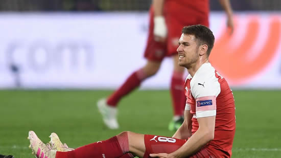 Emery unsure if muscular injury concludes Ramsey's time with Arsenal