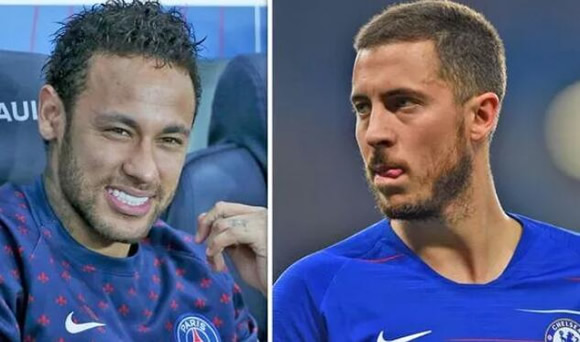 Neymar sends transfer message to Real Madrid with revelation over Chelsea star Eden Hazard
