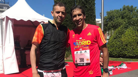 Raul completes Madrid marathon and finishes in under three hours for first time
