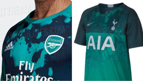 Arsenal’s New Shirt Looks Really Similar To Spurs’ Jersey And Gunners Fans Are Not Happy