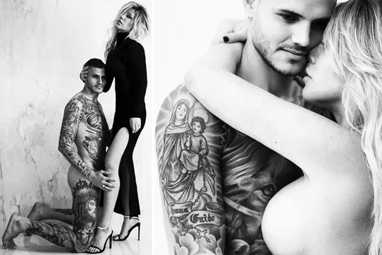Inter Milan ’embarrassed’ by naked Icardi pictures which were published to ‘scupper potential transfers’