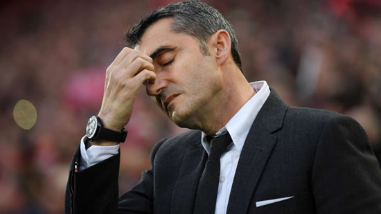 'The coach has to take responsibility' - Valverde unsure over future following Barcelona collapse