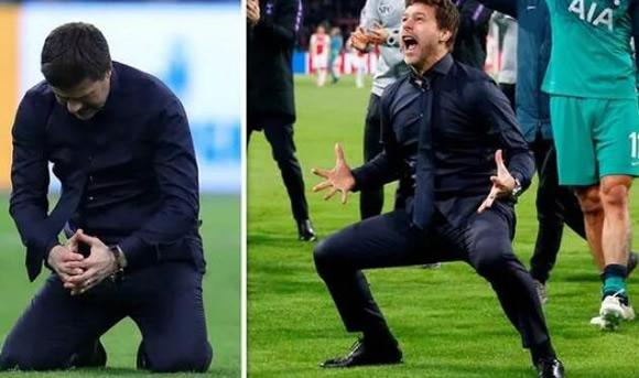 Mauricio Pochettino leads the emotional scenes as Tottenham complete Ajax comeback