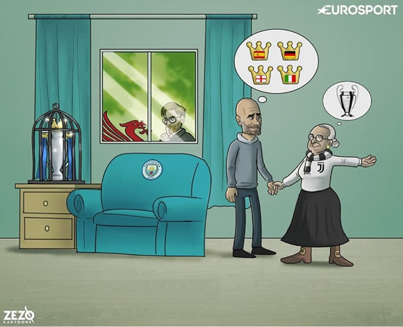 7M Daily Laugh - The Old Lady tempts Pep Guardiola!