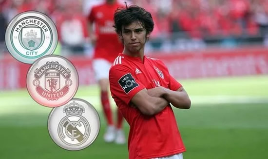 Man Utd in £120m transfer battle with Man City and Real Madrid for Joao Felix