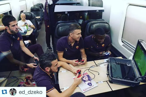 Aguero, Mbappe, Messi and van de Beek are all fans of the JZ Design Game Case that lets them take their games consoles on away days