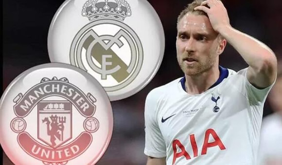 Christian Eriksen puts Real Madrid and Man Utd on red alert with SHOCK transfer comments