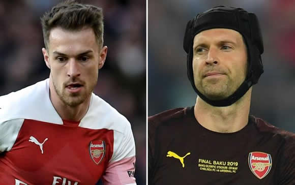 Arsenal release 7 players as contracts expire including Aaron Ramsey and Petr Cech as Emery begins his summer clear-out