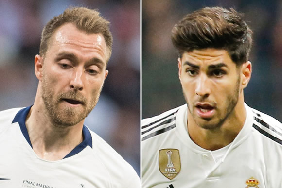 Tottenham will demand Marco Asensio from Real Madrid in Christian Eriksen transfer deal