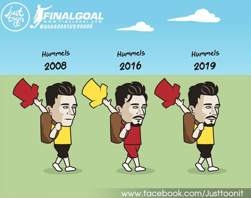 7M Daily Laugh - The red and yellow Hummels