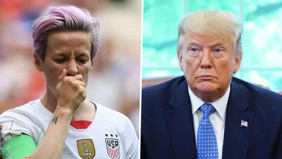 'I expect him to have a lot better things to do' - USWNT star Rapinoe slams Trump again