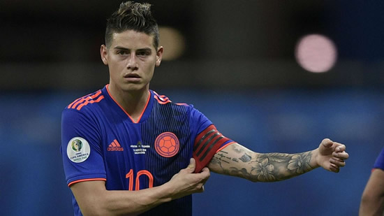 Atletico president Cerezo plays down club's interest in James Rodriguez