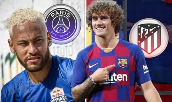 Barcelona hit with Antoine Griezmann transfer blow which could end Neymar talks