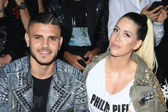 Mauro Icardi's wife goes topless in cheeky snap amid star's transfer saga