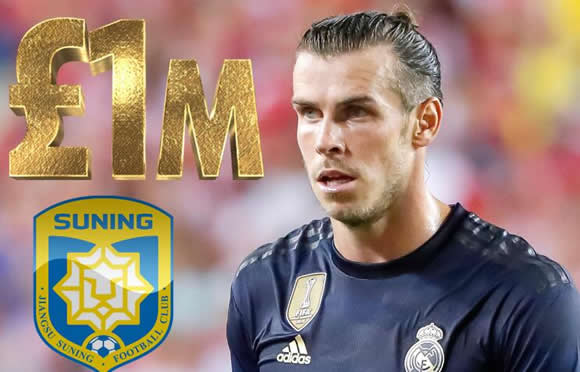 Gareth Bale set to LEAVE Real Madrid this weekend after agreeing £1MILLION-A-WEEK deal with Chinese club Jiangsu Suning