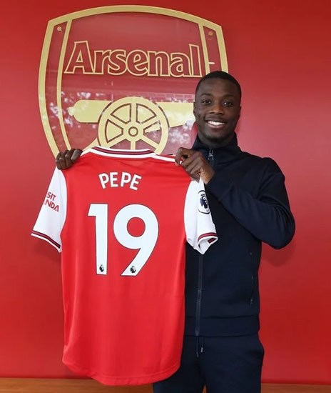Arsenal confirm Nicolas Pepe transfer on five-year deal with contract details revealed