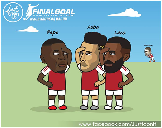 7M Daily Laugh - Arsenal forwards this season