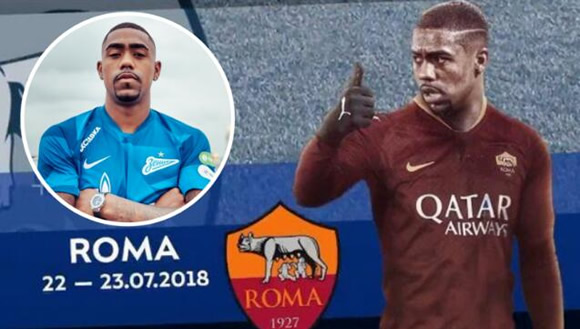 Zenit Hilariously Mocks Roma Over The Signing Of Malcom, Italian Club Brilliantly Responds