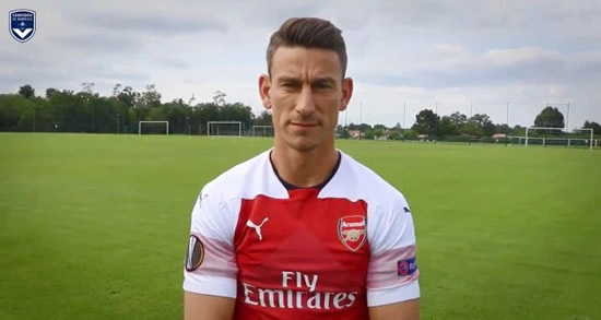 Laurent Koscielny branded 'disgusting' for 'disrespectful' Bordeaux unveiling in which he gets rid of Arsenal shirt he wore for nine years