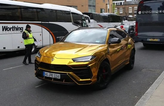 AUBA THE TOP Arsenal ace Aubameyang slated for ‘ruining’ his £2m red LaFerrari supercar by wrapping it in chrome