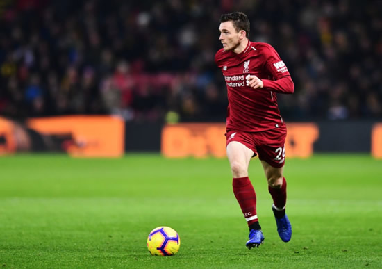 Andy Robertson included in Liverpool squad for Napoli, despite missing training